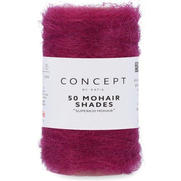 Katia Concept 50 Mohair Shades - 39 heide - Mohair Garen, Hobby en Vrije tijd, Breien en Haken, Ophalen of Verzenden, Nieuw