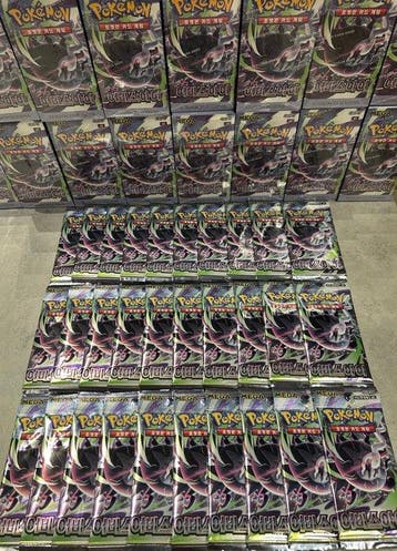 Pokémon - 30 Booster pack - UNWEIGHTED ABYSS EYE, Nieuw