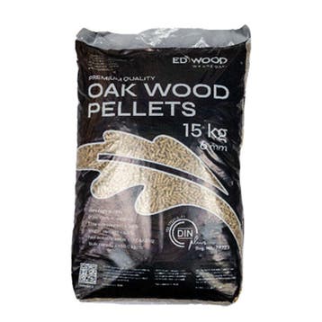 Edwood houtpellets zak 15kg, Minder dan 3 m³, Ophalen of Verzenden, Overige houtsoorten, Blokken