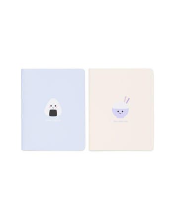 HEMA Schriften A5 gelinieerd onigiri - 5 stuks, Verzenden, Nieuw
