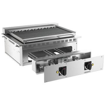 GGM Gastro | Elektrische watergrill - 8,75kW - 0,8x0,765m -, Verzenden, Nieuw in verpakking, Fornuis, Frituur en Grillen