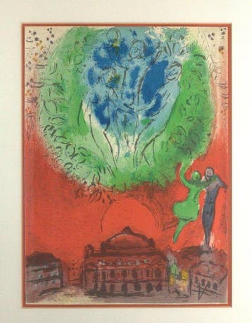 Marc Chagall (1887-1985) - LOpéra / Die Oper –