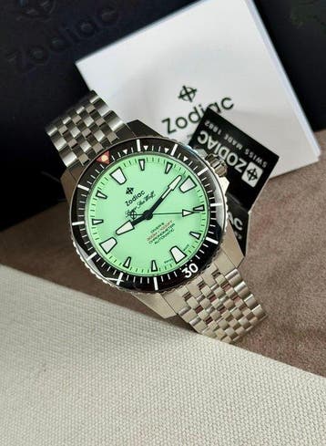 Zodiac - Pro-Diver Automatic Green - Zonder minimumprijs -, Nieuw
