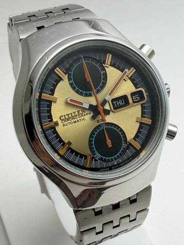 Citizen - 8110 Flyback - Helmet Case Style Automatic, Nieuw