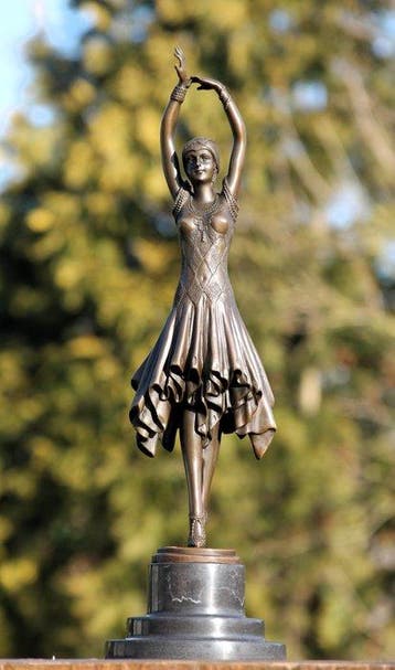 naar chiparus - sculptuur, miss kita naar chiparus - 46 cm -
