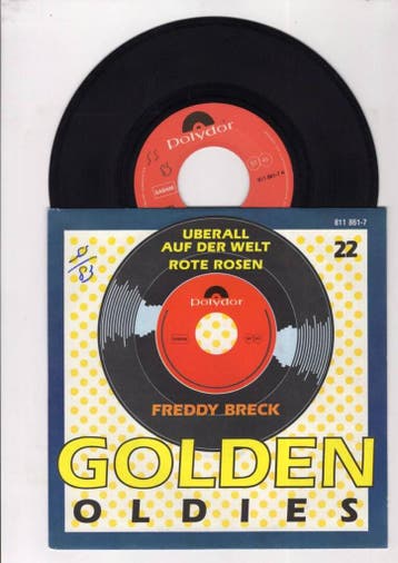 Freddy Breck – Überall Auf Der Welt / Rote Rosen (1-7-Vinyl, Cd's en Dvd's, Ophalen of Verzenden, Nieuw in verpakking