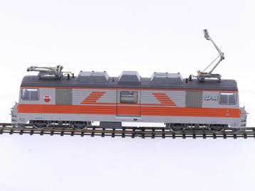 Schaal H0m Bemo 1280 601 elektrische locomotief GDe 4/4 n..., Ophalen of Verzenden, Zo goed als nieuw, Gelijkstroom, Locomotief