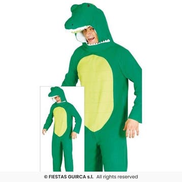 Krokodil dino kostuum, Verzenden, Nieuw, Feestartikel