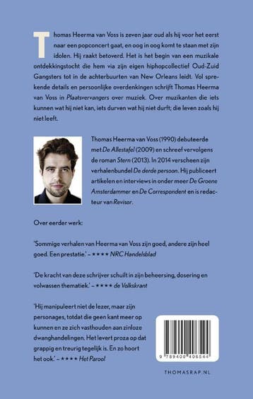 Plaatsvervangers 9789400406544 Thomas Heerma van Voss, Verzenden, Gelezen, Thomas Heerma van Voss