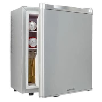 Minibar Drankkoelkast Mini Koelkast Koelkast 38L Zilver, Zonder vriesvak, Refurbished, Ophalen of Verzenden, Minder dan 75 liter