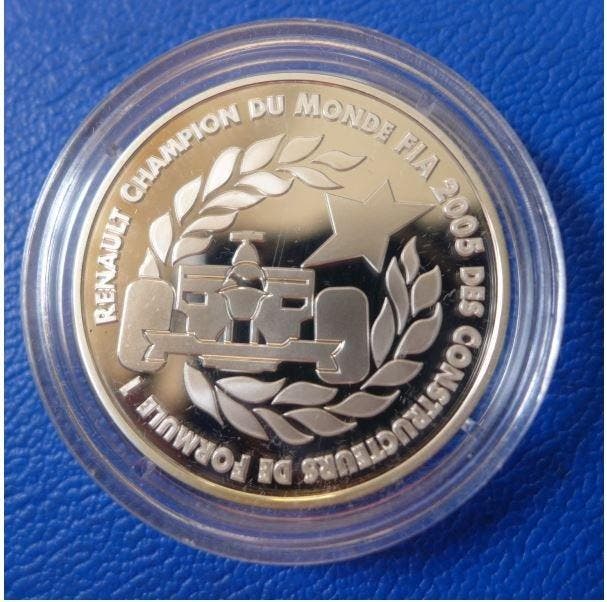 F1 - Renault - 2007 - Medaille, Verzamelen, Automerken, Motoren en Formule 1