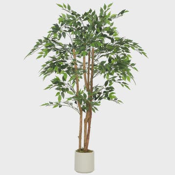 HOMCOM Kunst Banyan Boom 150 cm met Pot - Realistische Kunst, Tuin en Terras, Verzenden, Nieuw