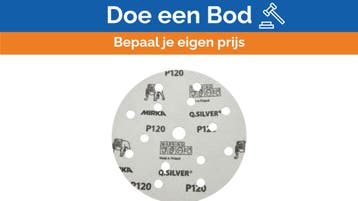 Bieden: Mirka Silver P120 Sanding Disc -, Ophalen of Verzenden, Nieuw