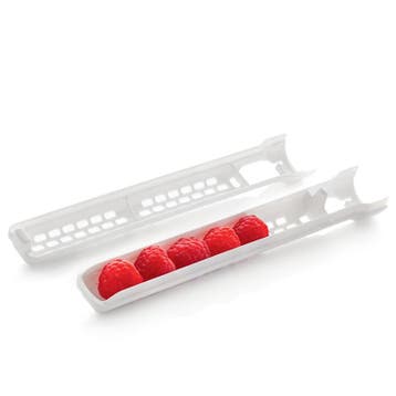 Tupperware Fruitinzet voor Ecofles Drinkfles flesje fles Wit, Ophalen of Verzenden, Nieuw, Wit