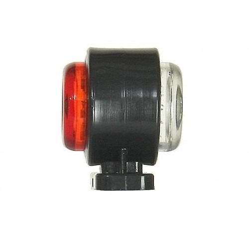 Zijmarkeringslicht - 12/30V - Rood wit - L1162-1 klein, Hobby en Vrije tijd, Elektronica-componenten, Nieuw, Ophalen of Verzenden