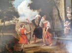 Scuola fiamminga (XVII) - Abramo scaccia Agar ed Ismaele, Antiek en Kunst, Kunst | Schilderijen | Klassiek