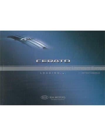 2006 KIA CERATO INSTRUCTIEBOEKJE NEDERLANDS, Auto diversen, Handleidingen en Instructieboekjes