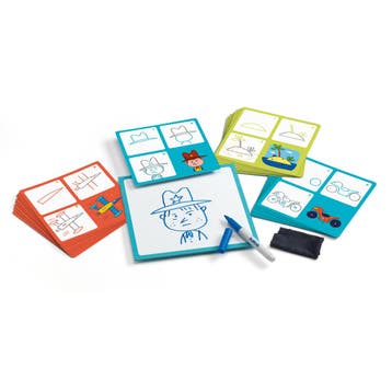 Djeco tekenset Step by Step Arthur  van €11,99 voor €11,90, Ophalen of Verzenden, Nieuw