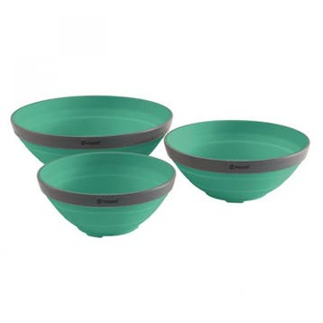 Outwell Collaps Schalenset Turquoise, Caravans en Kamperen, Ophalen of Verzenden, Nieuw