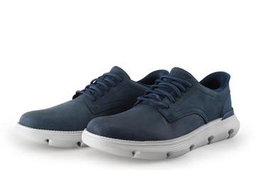 Skechers Veterschoenen in maat 41 Blauw, Zo goed als nieuw, Skechers, Veterschoenen, Verzenden