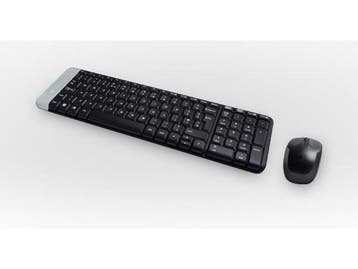 Logitech MK220 Draadloos Toetsenbord en Muis Set - QWERTY (N, Verzenden, Nieuw