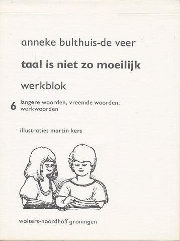 Taal is niet zo moeilijk Werkblok 6 (zie omschrijving), Verzenden, Nieuw