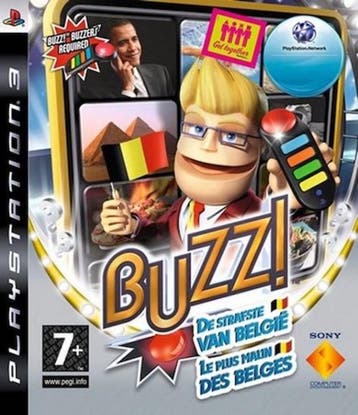 Buzz! de Strafste van België (PS3 Games), Ophalen of Verzenden, Zo goed als nieuw