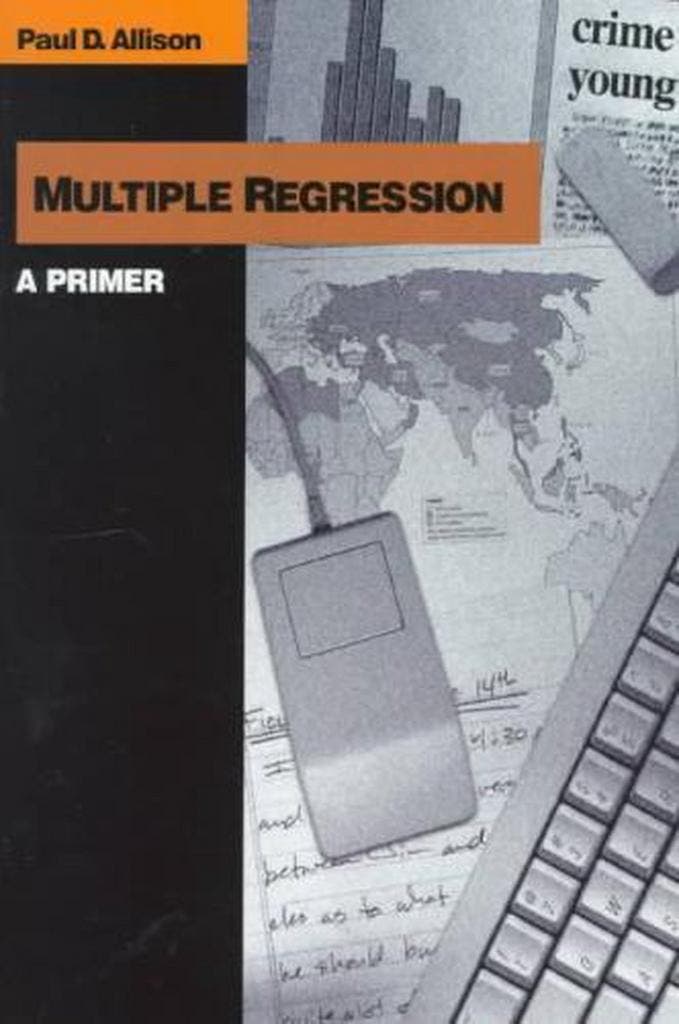 Multiple Regression - Paul D. Allison 9780761985334, Boeken, Taal | Engels, Zo goed als nieuw, Verzenden