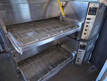 Middleby Marshall pizzaoven lopende band * online veiling *, Gebruikt, Ovens, Magnetrons en Steamers