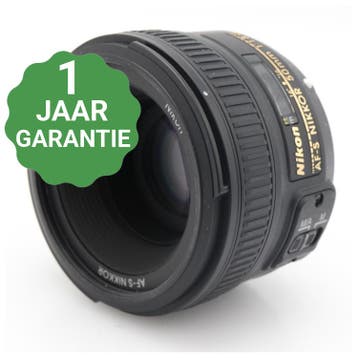 Nikon AF-S 50mm F/1.8G, Verzenden, Gebruikt