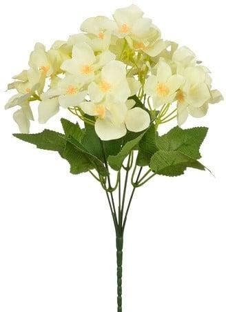 Hortensia Hydrangea Creme Zijdenbloem 30 cm, Ophalen of Verzenden, Nieuw