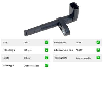ABS-sensor Achteras rechts Lexus LFA 4.8 (2011-2012), Verzenden, Nieuw, Lexus