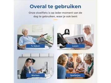 Safe Age® Stoelfiets - Elektrische ondersteuning - Voor, Verzenden, Nieuw