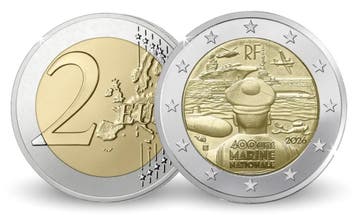 2 euro 400 jaar Nationale Marine 2026 - Frankrijk, Verzenden