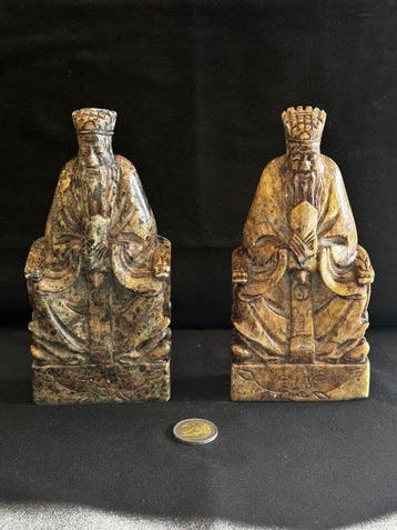 Zegels uit zeepsteen - Steen - sconosciuto - China - 20e