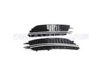 RS6 Look Mistlamp roosters Silver/Black voor Audi A6 C7, Ophalen of Verzenden