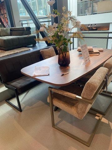 Contiro eetkamerset, Ophalen, Zo goed als nieuw, 6 tot 8 stoelen