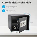 2dekans | Auronic Elektronische Kluis - Cijferslot - Sleutel, Ophalen of Verzenden, Zo goed als nieuw