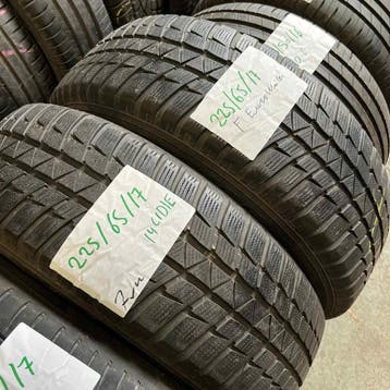 2 x Falken Eurowinter 225-65-17 Winterbanden 7mm, Gebruikt, 17 inch, Band(en), Personenwagen