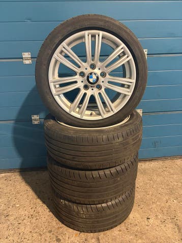 Originele BMW 1 Serie F20 F21 - 17 inch zomer breedset, Ophalen, Gebruikt, Banden en Velgen, 17 inch