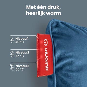 2dekans | Auronic Warmtekussen - Velvet - 45x45 - Draadloos, Ophalen of Verzenden, Zo goed als nieuw