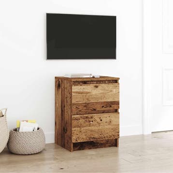 vidaXL Tv-meubel 40x35x54 cm spaanplaat oud hout, Verzenden, Nieuw, Overige houtsoorten