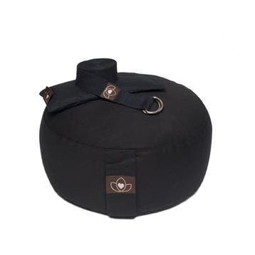 Pakket meditatiekussen, oogkussen en riem zwart - Lotus, Verzenden, Nieuw