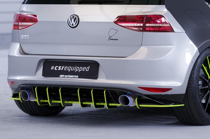 Racing diffuser / achterskirt voor VW Golf 7 (Type AU) GTI H, Auto-onderdelen, Carrosserie en Plaatwerk, Nieuw, Verzenden