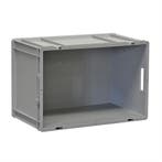 Euronorm stapelbakken alle wanden gesloten + open handgrepen, Doe-het-zelf en Verbouw, Kratten en Dozen, Ophalen of Verzenden