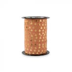 5M Sierlint Cognac met gouden mijter - krullint - cadeau..., Ophalen of Verzenden, Nieuw