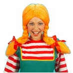 Oranje vlechtjes damespruik - Damespruiken, Verzenden, Nieuw