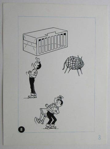 Studio Vandersteen - 1 Original drawing - Suske en Wiske -, Boeken, Stripboeken, Nieuw