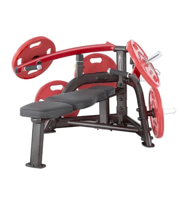 STEELFLEX PLATE LOAD BENCH PRESS, Sport en Fitness, Fitnessapparatuur, Nieuw, Metaal, Armen, Borst, Verzenden