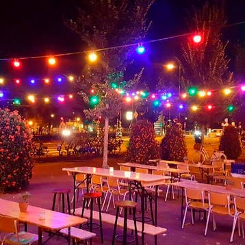 Patio Lichtsnoer Kleur 30m met 36 LED Lichtsnoer Buiten, Verzenden, Nieuw